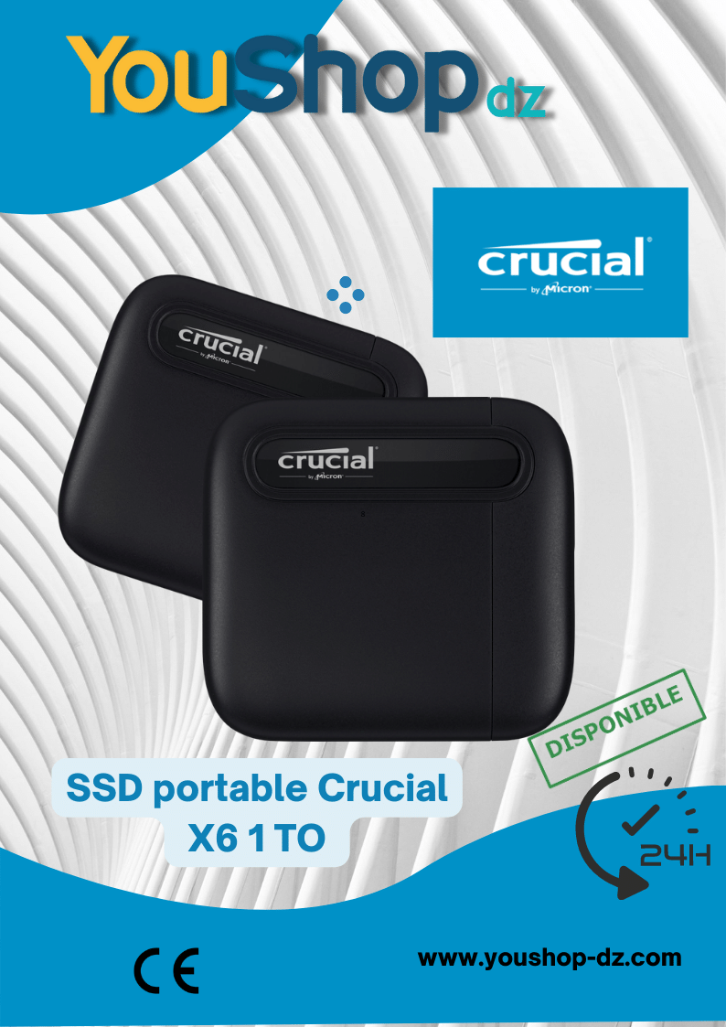 SSD portable Crucial X6 1 To