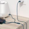 Baseus cable usb 3en 1 Type-C iPhone micro-usb 12 Pro Max Xiaomi Samsung... noir — YouShop DZ