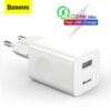 Baseus chargeur usb 24W Quick Charge 3.0
