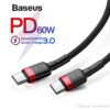 Baseus – câble USB type-c PD 60W QC3.0 3A