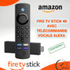 Fire TV Stick 4K avec télécommande vocale Alexa