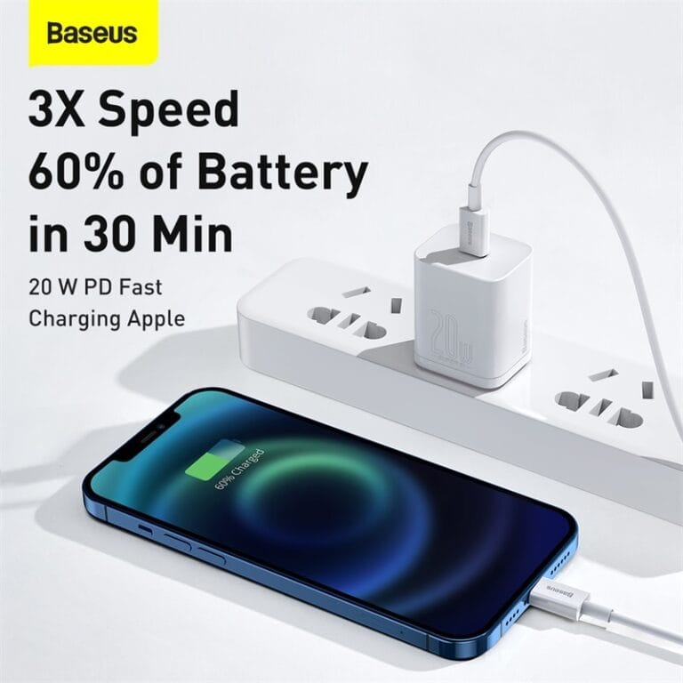 Baseus USB C Cable for iPhone 12 12 Pro Max Data Charging USB Cable PD 20W Fast Charge — YouShop DZ