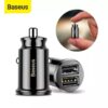Baseus Mini Chargeur Auto DUAL USB