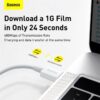 Baseus USB C Cable for iPhone 12 12 Pro Max Data Charging USB Cable PD 20W Fast Charge — YouShop DZ