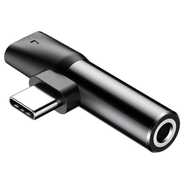 Baseus adaptateur  Usb-c vers 3.5mm Jack Audio + usb-c pour chargement