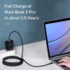 baseus cable type-c vers type-c 100w pd charge 200cm — YouShop DZ