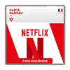 Carte Abonnement  Netflix EURO