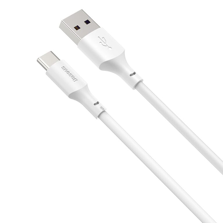 Baseus cable usb type-c 5A 150cm "2pcs" blanc — YouShop DZ
