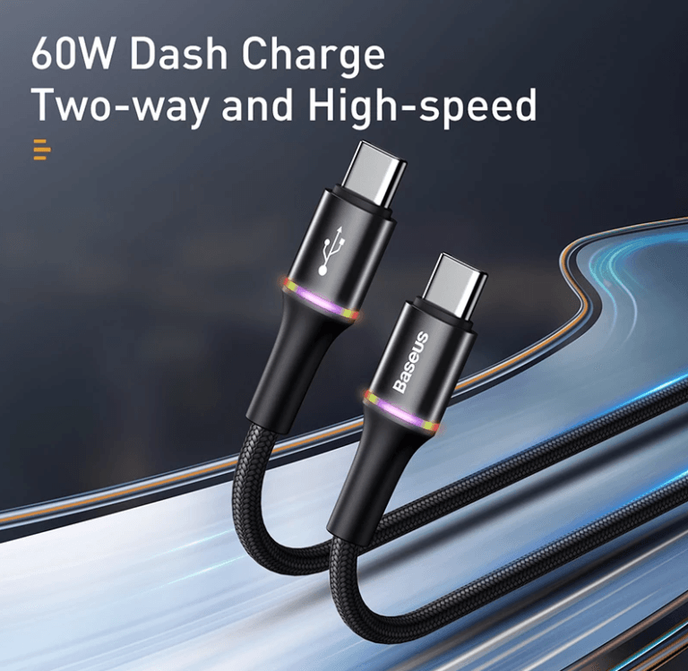 baseus-60w-pd-charge-youshop-dz-3.png Câble Baseus USB-C vers USB-C 60W — Charge rapide PD 100cm / 200cm — YouShop DZ