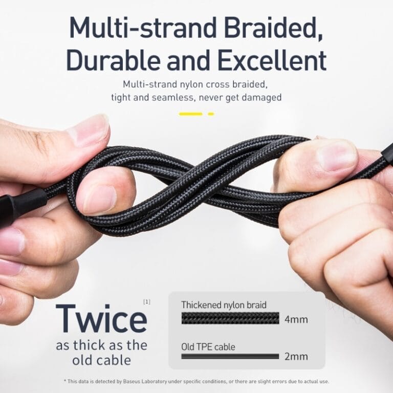 baseus-cable-2-en-1-type-c-60w-lightning-18w-4_001.jpg Baseus Cable 2 in 1 usb type c to usb type c Lightning iPhone macbook pro — YouShop DZ
