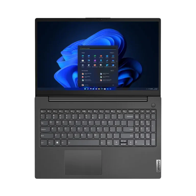 lenovo v15 G4 IRU vue de face ouvert 180°