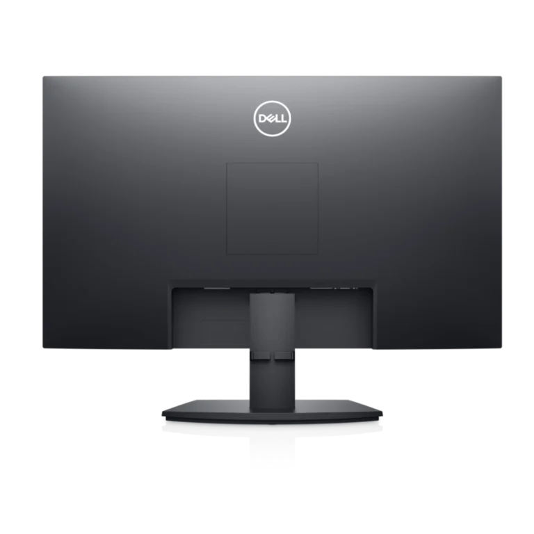 Écran Dell 27 pouces E2722H youshop algerie (6) Face arrière complète de l'écran Dell E2722H montrant le logo Dell et le système de fixation