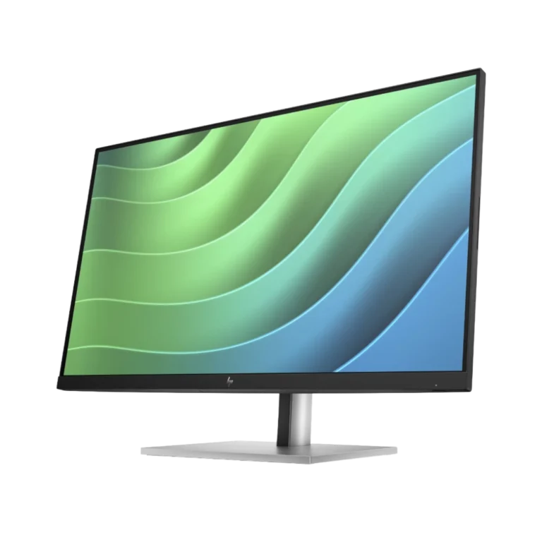 Écran HP E27 G5 FHD youshop algerie png (2) Vue de trois quarts gauche de l'écran HP E27 G5 FHD