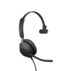 Vue de profil du micro-casque professionnel Jabra Evolve2 40 SE MS