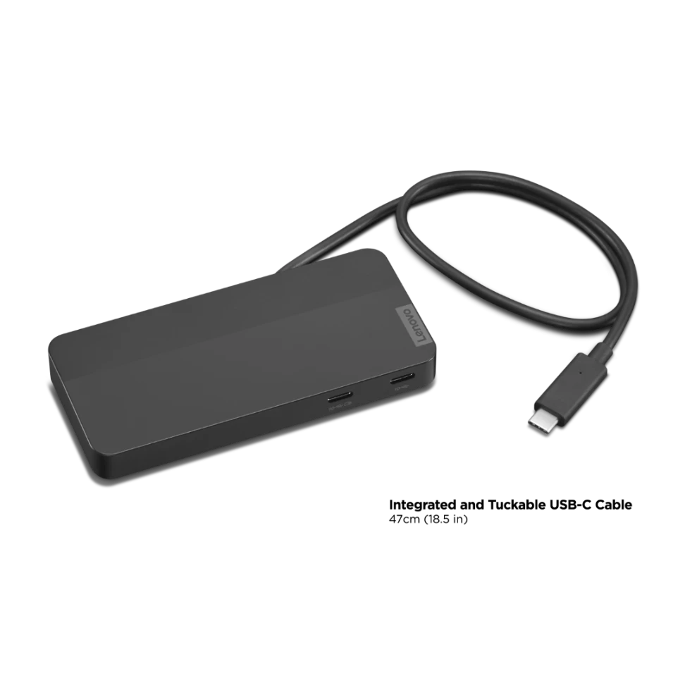 Lenovo USB-C Dual Display Travel Dock-5 Connecteur USB-C haute qualité Lenovo Travel Dock 405mm