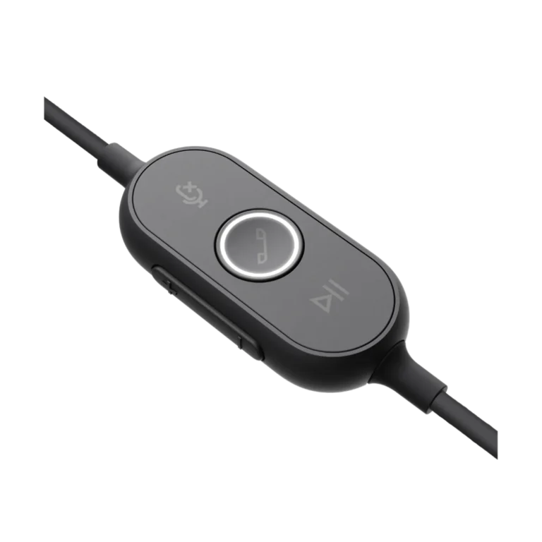 Logitech Zone Wired MSFT-2 Logitech Zone Wired MSFT vue des touche de controle