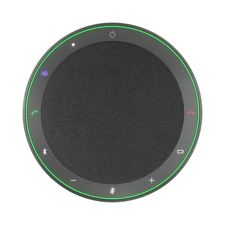 Jabra Speak2 75 MS vue de dessus montrant les touches de contrôle tactiles et l'anneau LED YouShop Algérie.