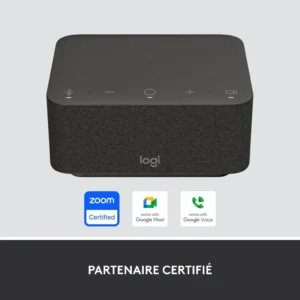 Logitech Logi Dock - station accueil USB-C certifiee Teams Zoom