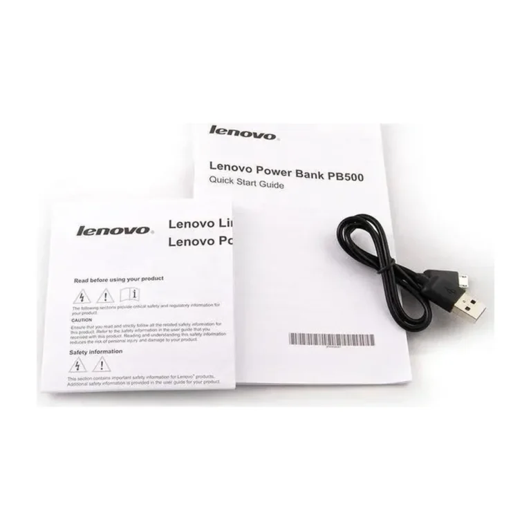 1gd10s.webp Lenovo Power Bank PB500 — Batterie externe 10 000 mAh — YouShop DZ