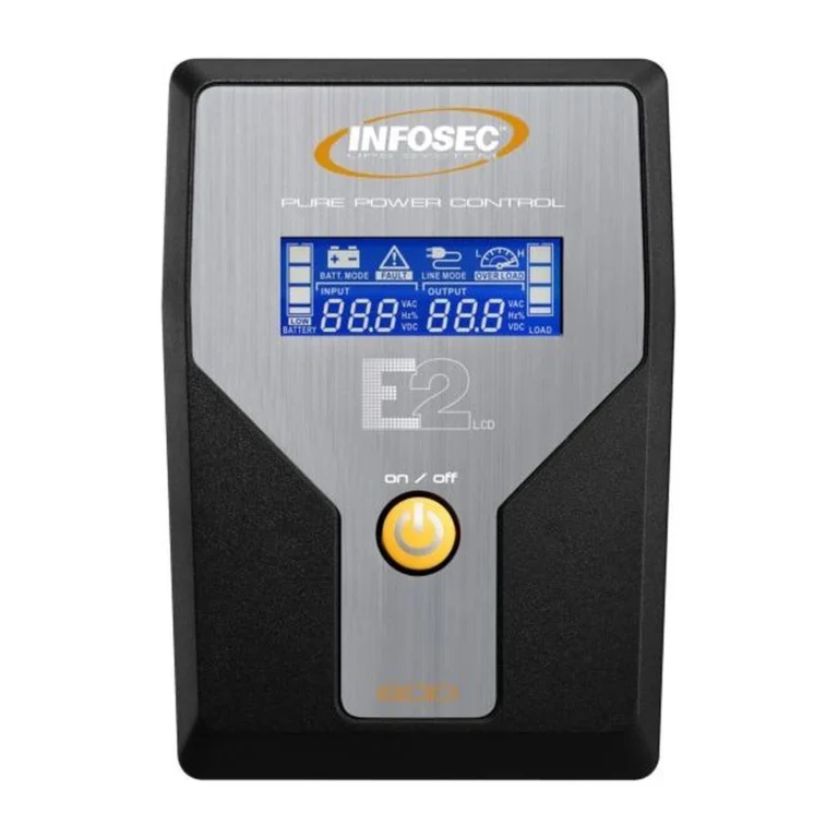 Onduleur INFOSEC E2 LCD 600VA 4 Prises IEC USB — YouShop DZ