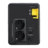 APC Easy UPS BVX900LI-GR - Vue arrière 2 prises Schuko et connecteur batterie