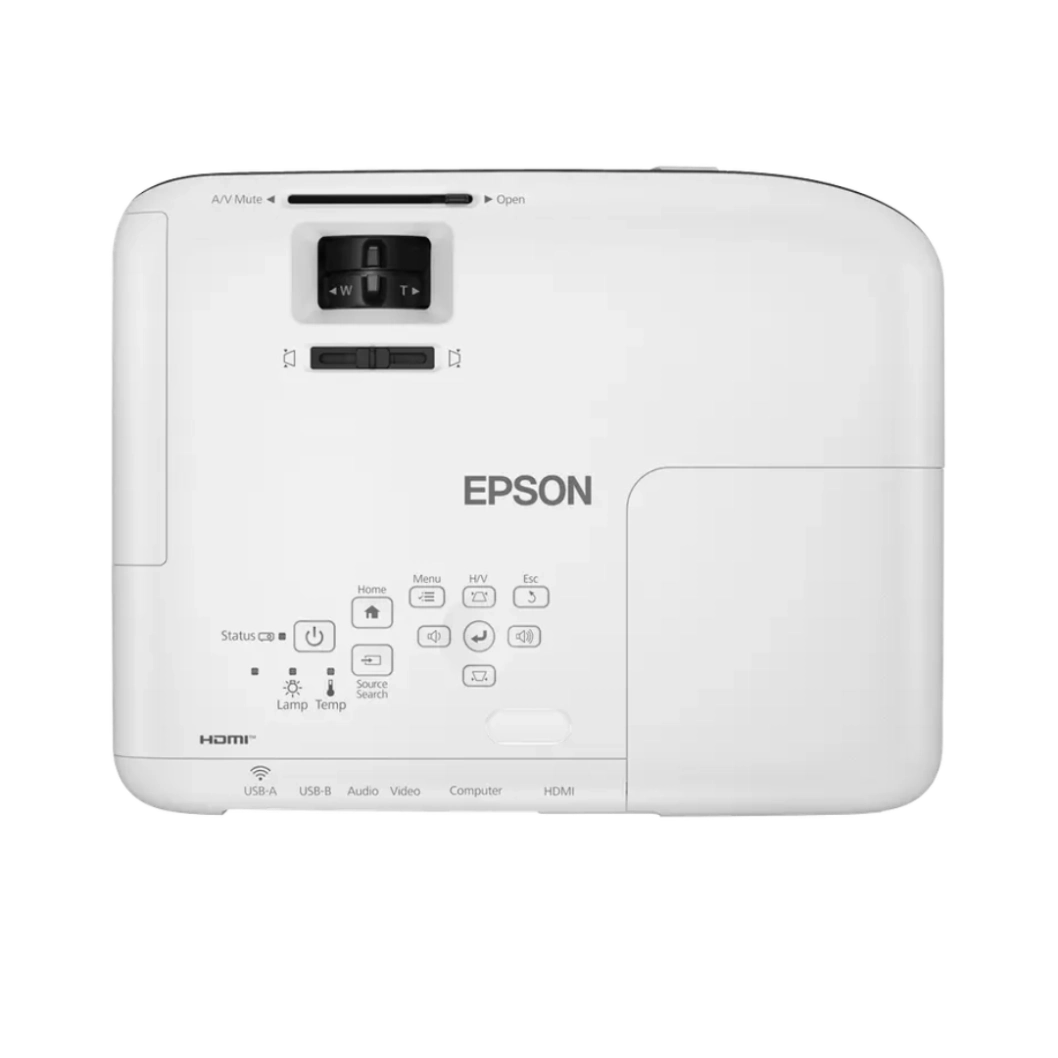 EB-W51-3 Connectique Epson EB-W51 : HDMI, VGA, USB-A, USB-B, Composite, audio Cinch