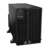 APC Smart-UPS SRT 20kVA - Vue 3/4 avant gauche mode tour APC Smart-UPS SRT 20kVA SRTG20KXLI en mode tour, vue 3/4 avant gauche, 2 unités (onduleur + module batteries), écran LCD ONLINE 230V 50Hz