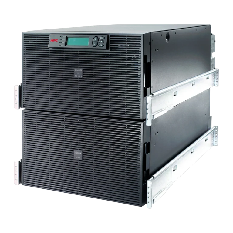 APC SURT20KRMXLI - Vue face onduleur rack 6U APC Smart-UPS RT 20kVA SURT20KRMXLI - Vue de face onduleur rack-tour 19" 6U