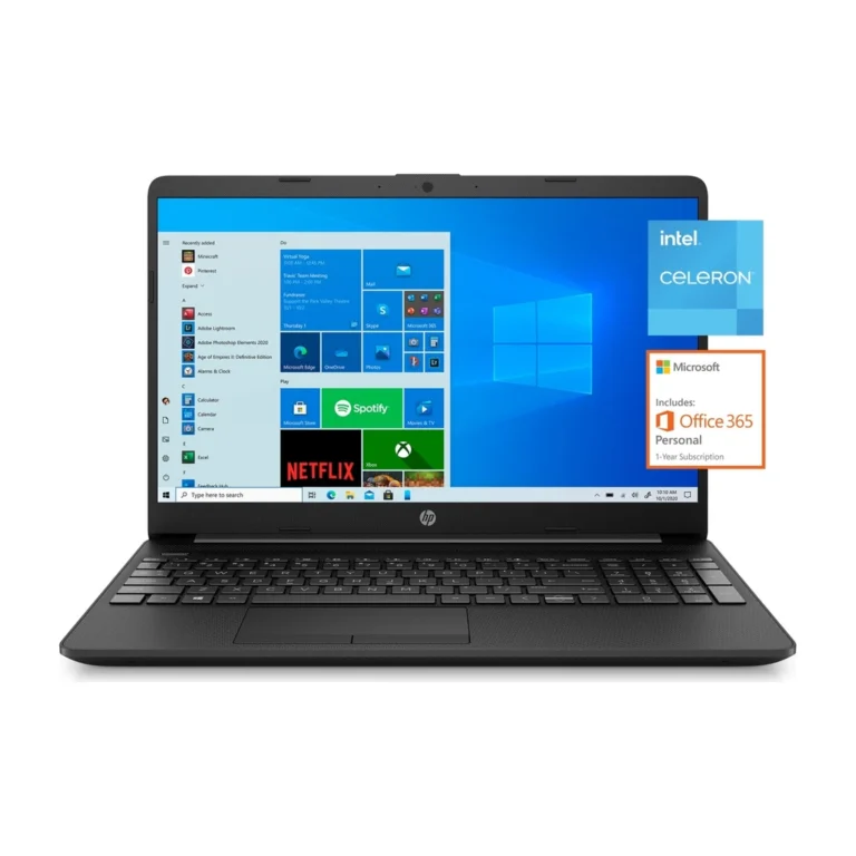 cwaft8.webp HP 15 Notebook Celeron N4020 4 Go 256 Go SSD 15.6" — YouShop DZ