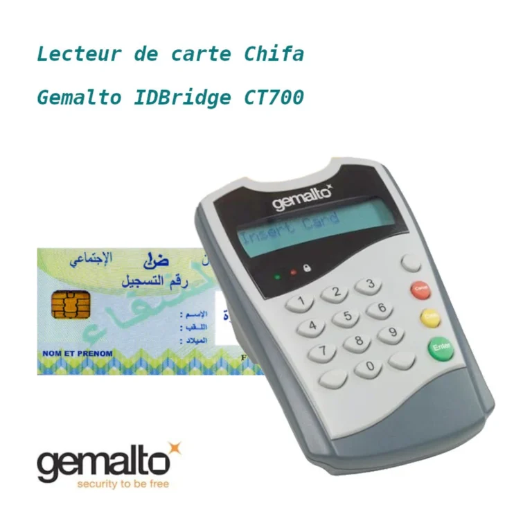 d08ocr.webp Thales IDBridge CT700 - Lecteur de carte CHIFA — YouShop DZ