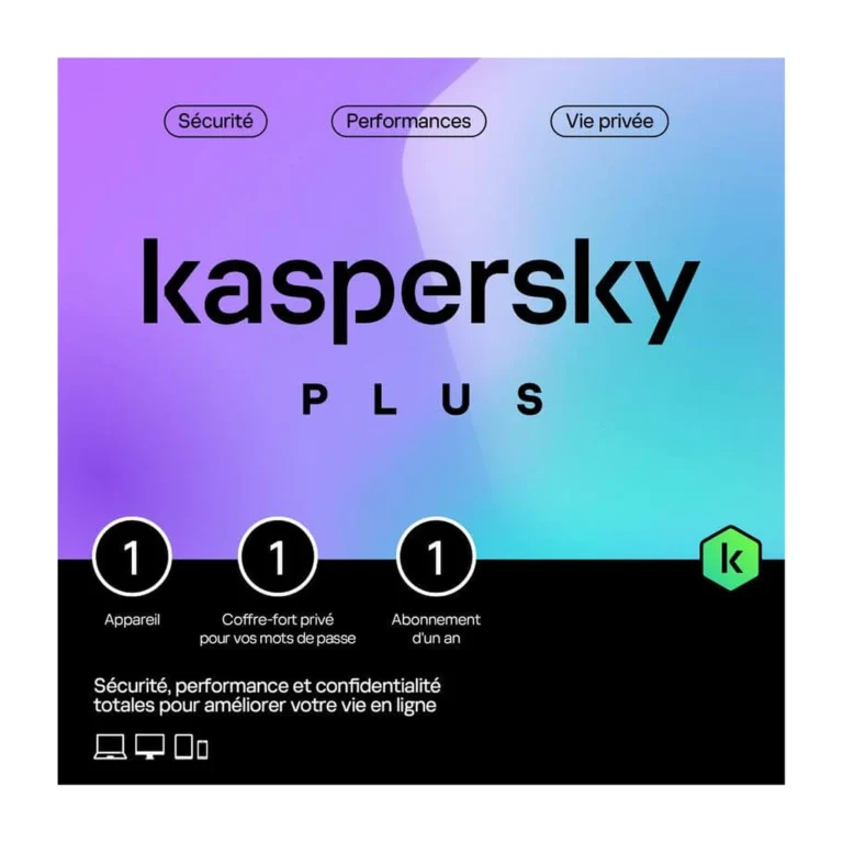 Kaspersky Internet Security Plus — 1 poste 1 an avec VPN illimité — YouShop DZ