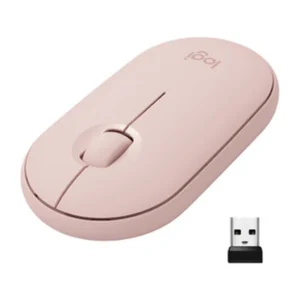 Logitech Pebble M350 Souris sans fil Rose