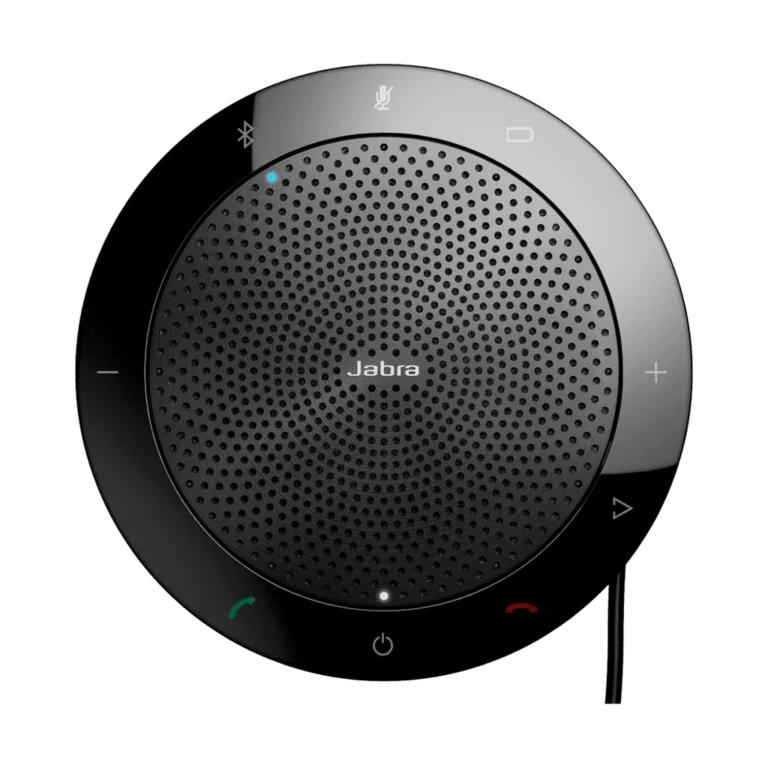 Speak 510 MS youshop algerie (1) Haut-parleur de conférence Jabra Speak 510 MS vue de dessus avec interface tactile et indicateurs LED YouShop Algérie.