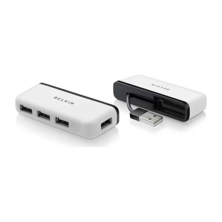 g8yt2e.webp Belkin F4U021bt Hub USB 2.0 4 Ports Noir/Blanc — YouShop DZ
