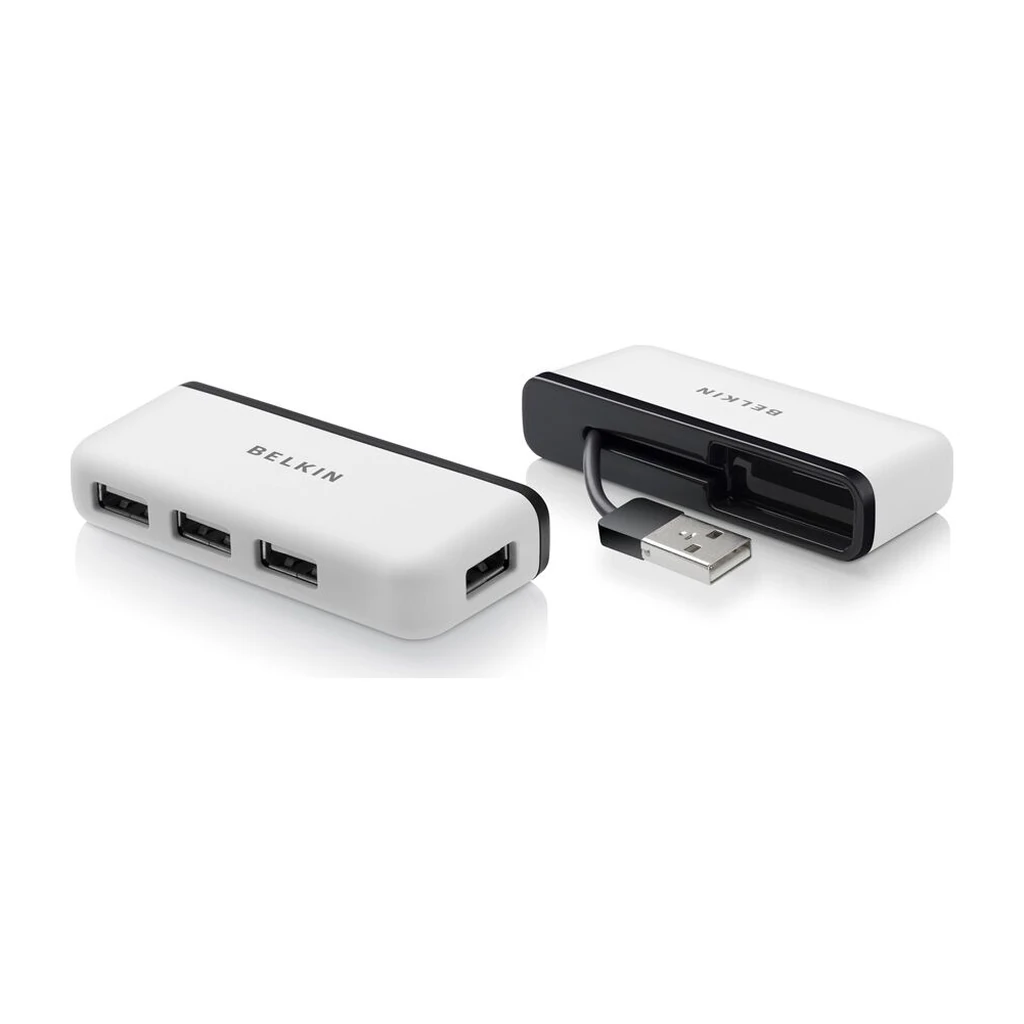 Belkin F4U021bt Hub USB 2.0 4 Ports Noir/Blanc