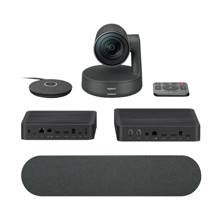 Logitech Rally Algérie Visioconférence 4K Modulaire YouShop (3) Système de visioconférence Ultra-HD 4K Logitech Rally avec 2 hub - YouShop Algérie