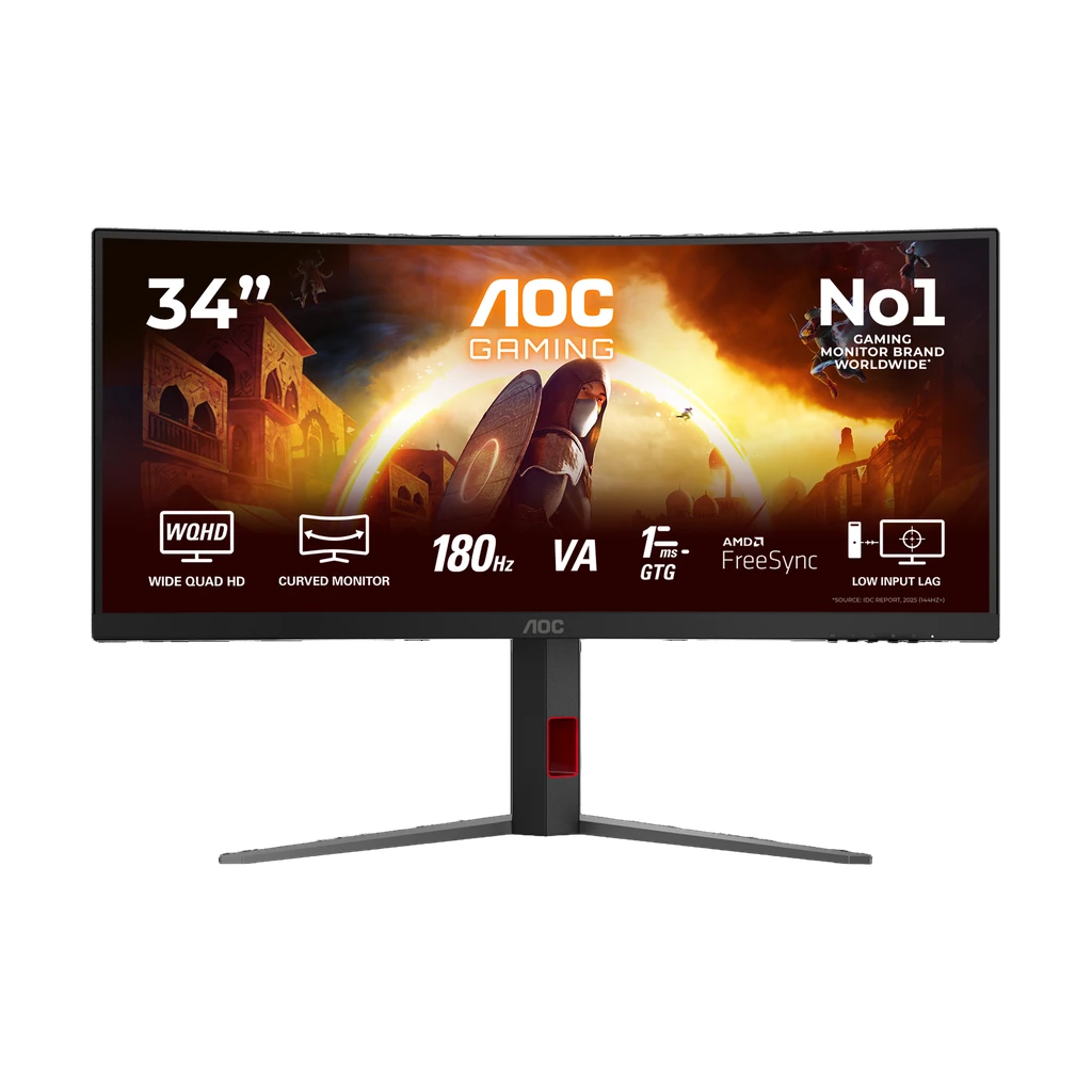 Écran AOC CU34G4 34" UltraWide WQHD Curved 180Hz