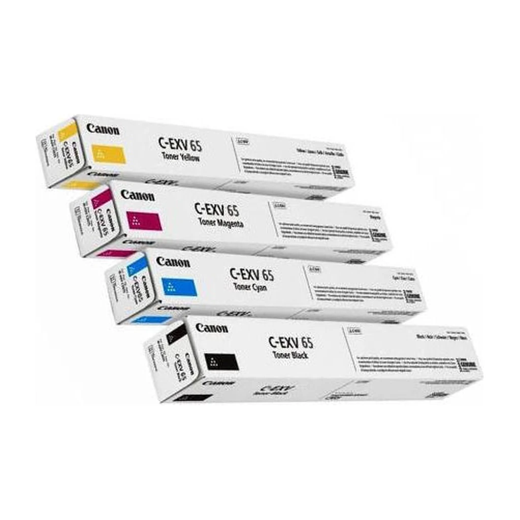 Pack Toner Canon Original C-EXV65 BK/C/M/Y - imageRUNNER C3326i