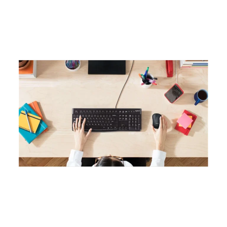 Clavier logitech K120 algerie youshop (5) illustration Clavier logitech K120 sur bereau