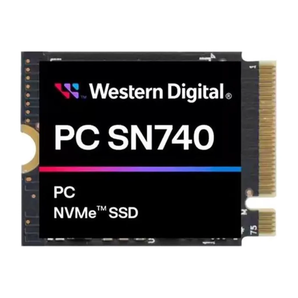 WD SN740 — SSD NVMe PCIe Gen4 512 Go M.2 (5000 Mo/s)