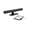 Système de visioconférence autonome Jabra PanaCast 50 VBS vue perspective avec barre vidéo et tablette de contrôle tactile YouShop Algérie.