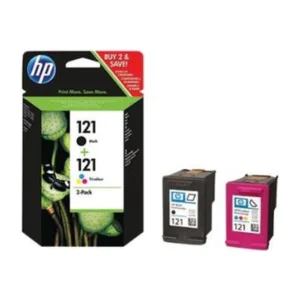 Pack 2 cartouches compatibles HP 121 (Noir + Couleur)