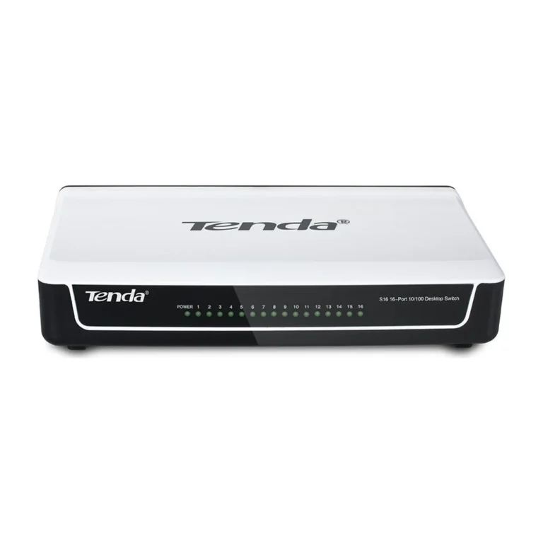 sbfv38.webp Tenda SG116 Switch 16 Ports 10/100 Mbps — YouShop DZ