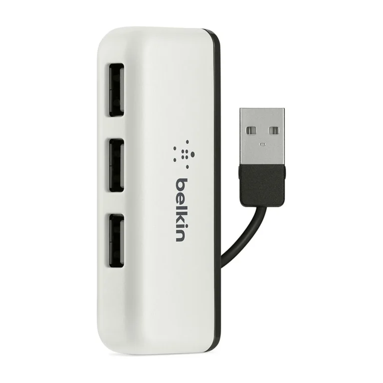 t4sr7v.webp Belkin F4U021bt Hub USB 2.0 4 Ports Noir/Blanc — YouShop DZ