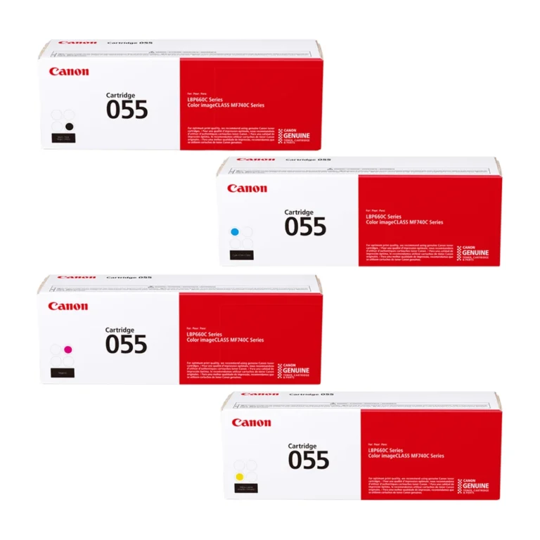 w54ecq.webp Pack Canon Original Toner 055 — MF742/744Cdw / MF746Cx (BK 2.7K / CMY 2.1K) — YouShop DZ