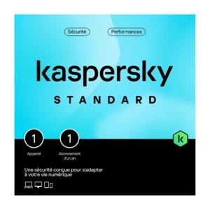 Kaspersky Standard — Antivirus 1 poste 1 an