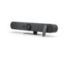 Logitech Rally Bar Mini Algérie Visioconférence Tout-en-un 4K (4) Barre de visioconférence 4K Logitech Rally Bar Mini Graphite - YouShop Algérie vue laterale avec telecommande