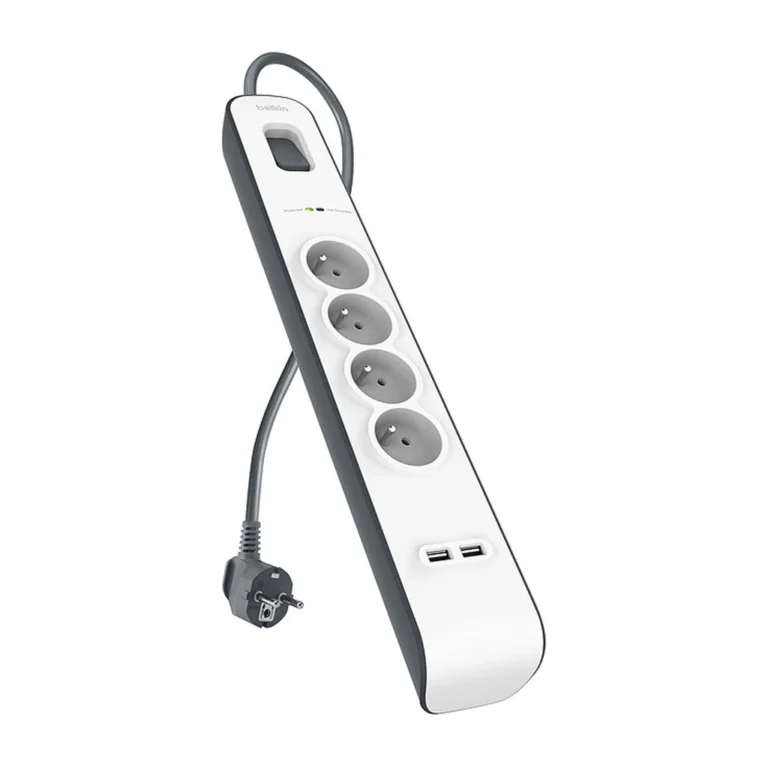 y5b8h4.webp Belkin Multiprise Parafoudre 4 prises + 2 USB BSV401CA2M — YouShop DZ