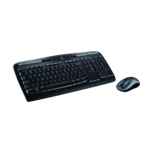 Logitech Wireless Desktop MK330 vue face laterale