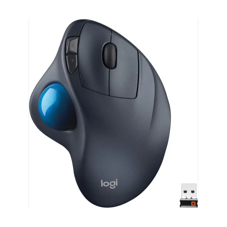 Logitech Wireless Trackball M570-2 Logitech-Wireless-Trackball-M570 vue de haut
